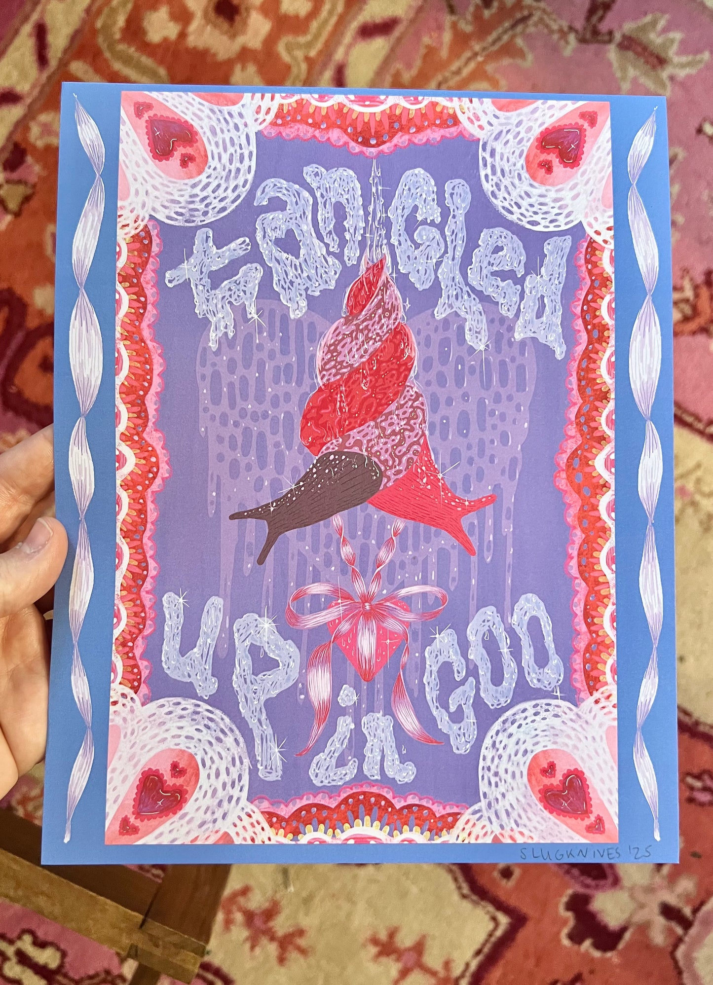 tangled up in goo- 8x10 art print