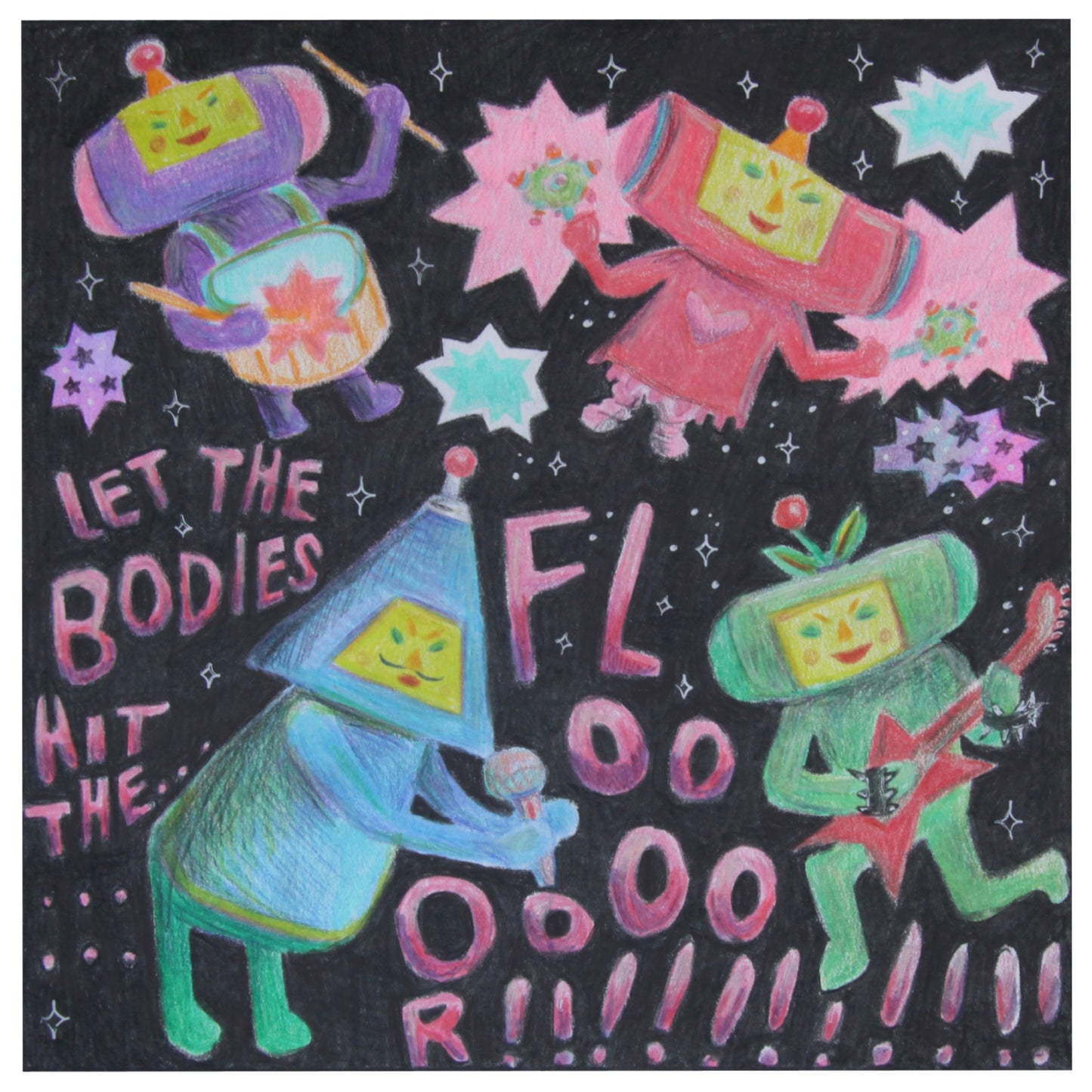 let the bodies hit the floor katamari print