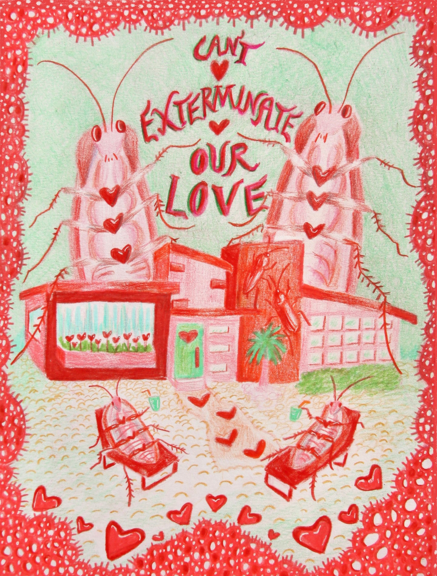 can’t exterminate our love 8x10 print