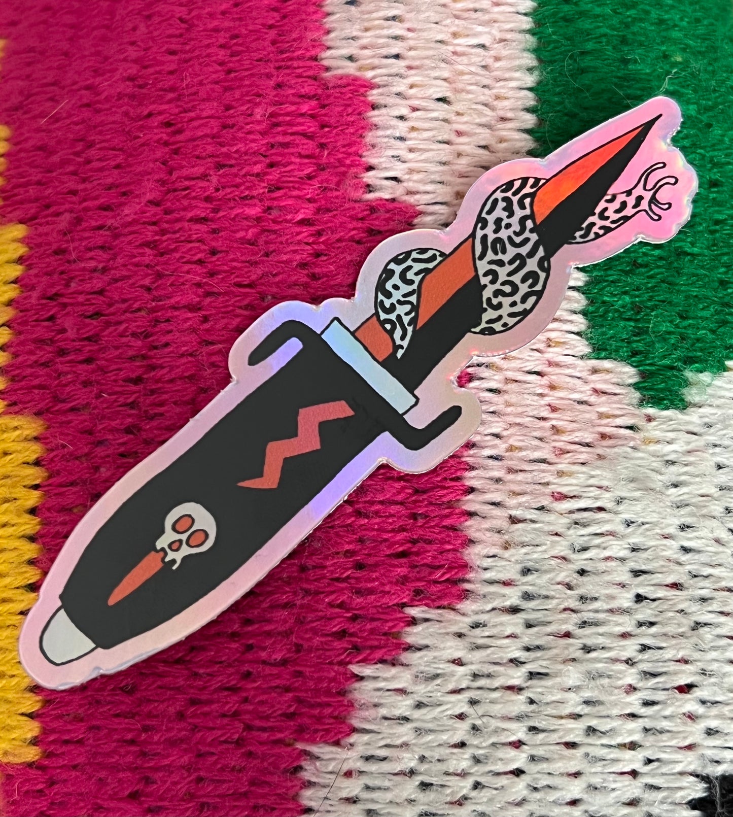 SLUGKNIFE holographic sticker